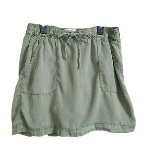 C&C California Mini Skirt Skort Womens L 100% Lyocell Gorpcore Granola Outdoorsy